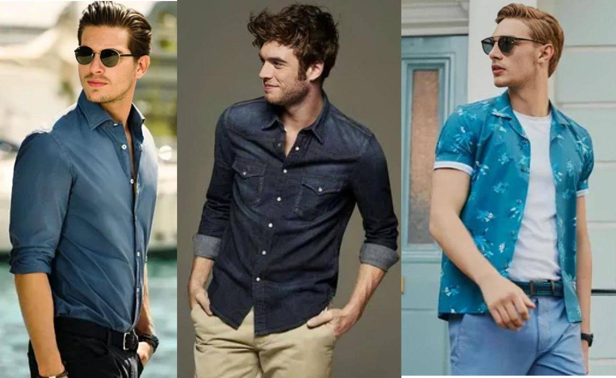 299 Rs Only Flower Style Casual Men Shirt Long Sleeve Thesparkshop.In