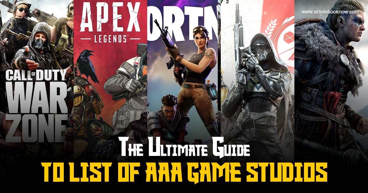 list of aaa game studios