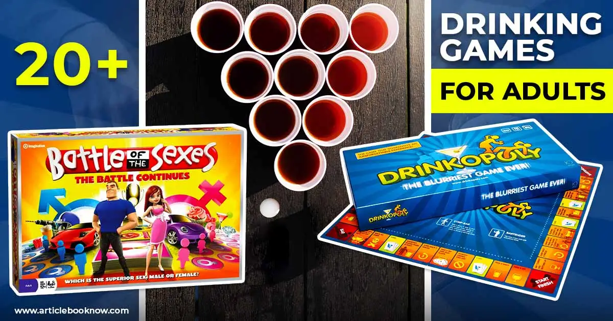 Going club with your friends? Then must play the drinking games for adults that will make your boring party games interesting and fun.